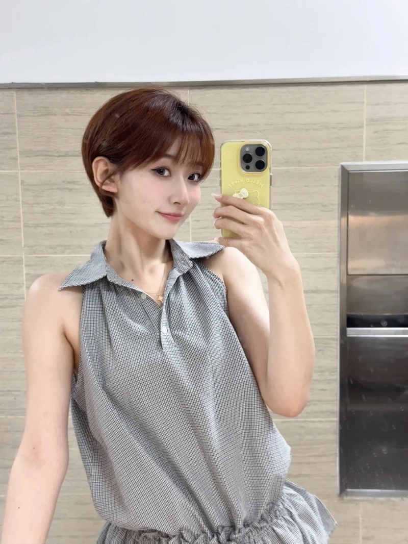 Bộ hình gái xinh tóc ngắn đẹp khiến dân mạng chia sẻ rầm rộ