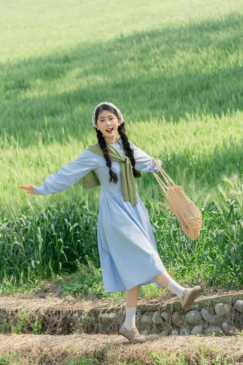 Mẫu hình nền gái nông thôn nét