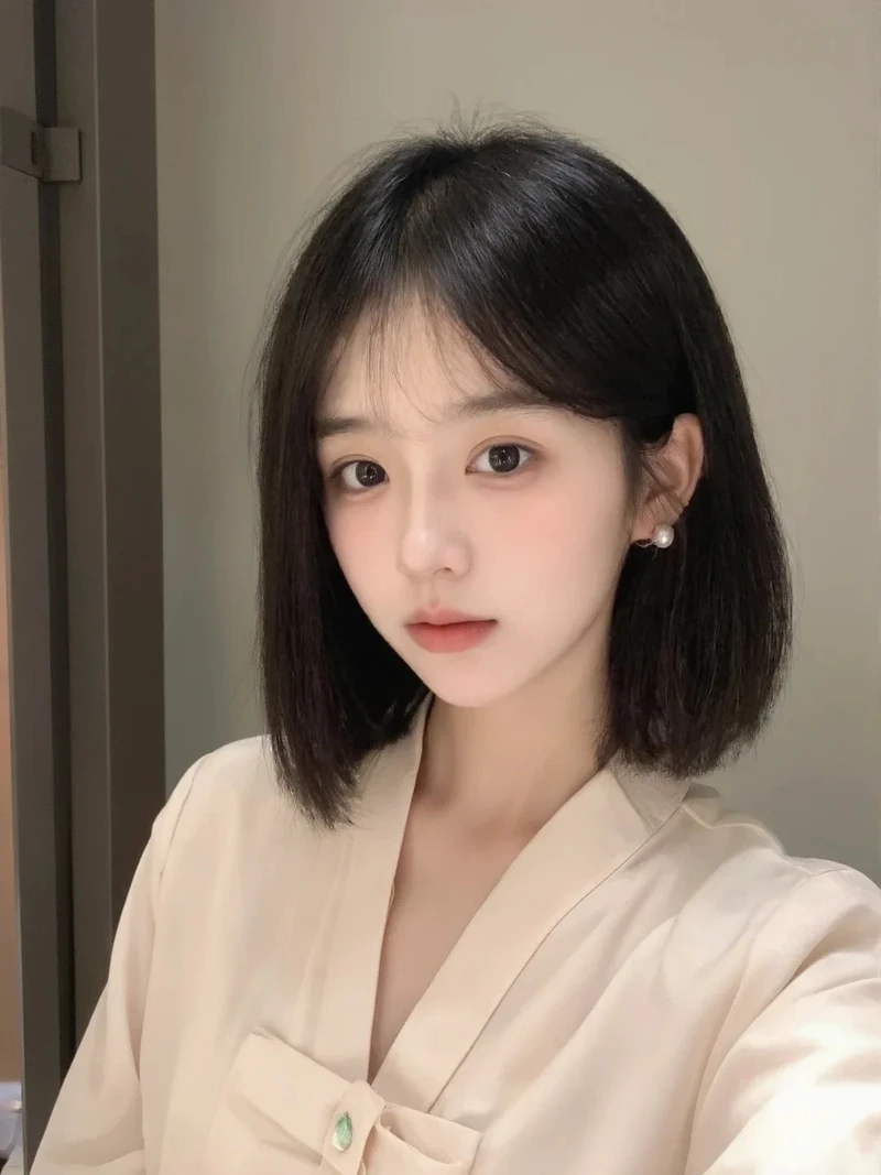 Tuyển chọn gái xinh tóc ngắn ngang vai cực xinh